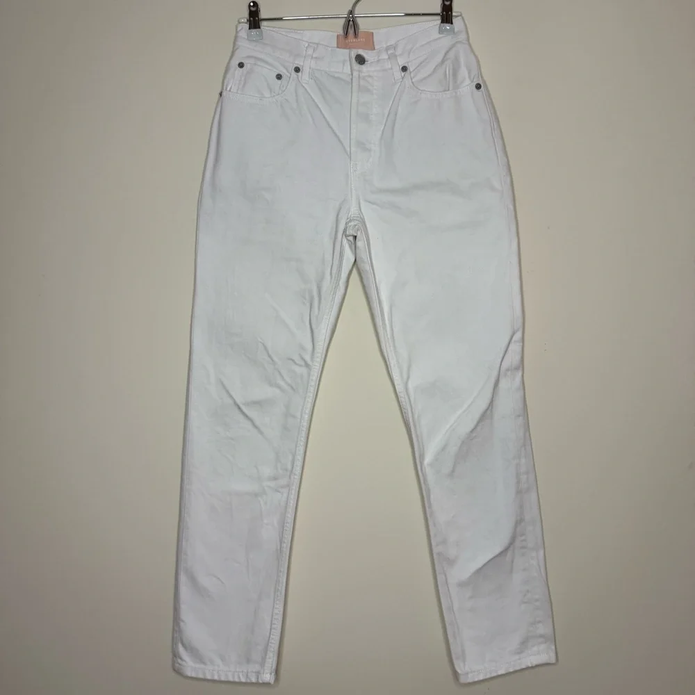 EVERLANE The Cheeky Summer 100% Cotton Jean in Ecru White